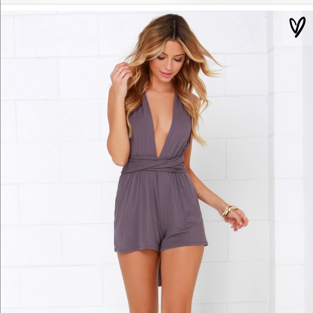 Purple romper